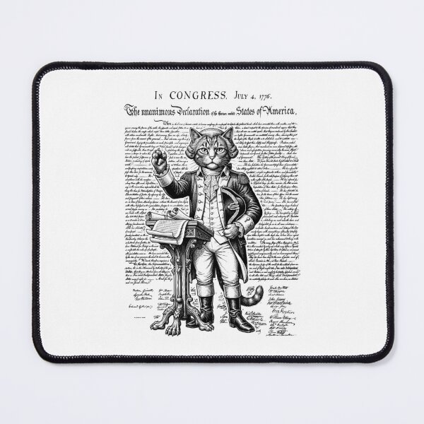 Item preview, Declaration Of Independence Day 1776 Cat Lover Washington designed and sold by GrandeDuc.