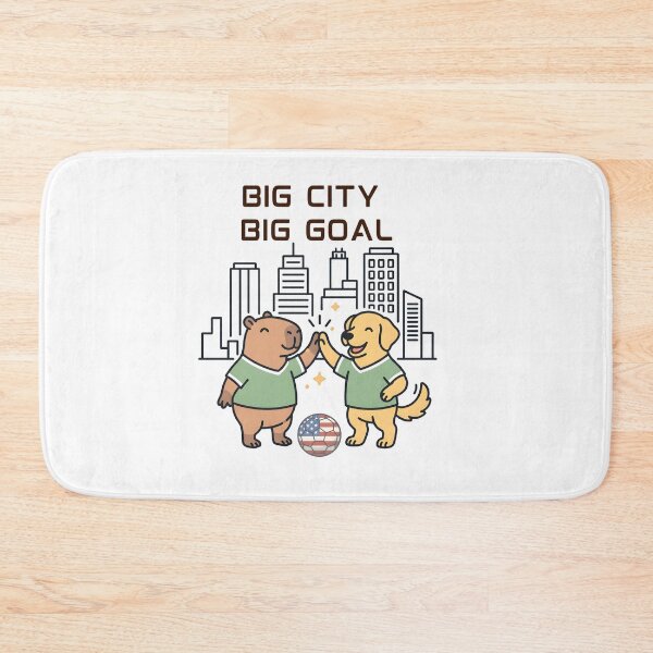 Item preview, Big City Big Goal Capybara And Dog High Five designed and sold by laughingshirts.