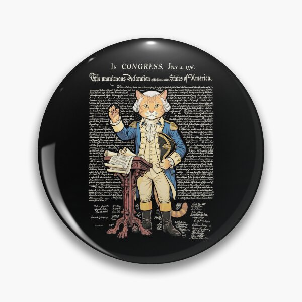 Item preview, Declaration Of Independence Day 1776 Cat Lover Washington designed and sold by GrandeDuc.