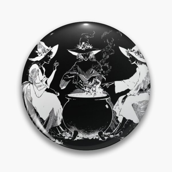 Item preview, Vintage Witch Gathering Gothic Pagan Artwork designed and sold by WhimsyWink.