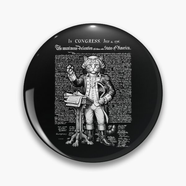 Item preview, Declaration Of Independence Day 1776 Cat Lover Washington designed and sold by GrandeDuc.