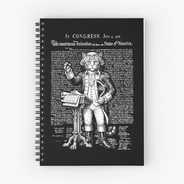Item preview, Declaration Of Independence Day 1776 Cat Lover Washington designed and sold by GrandeDuc.