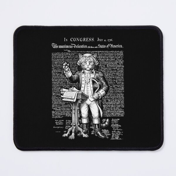 Item preview, Declaration Of Independence Day 1776 Cat Lover Washington designed and sold by GrandeDuc.