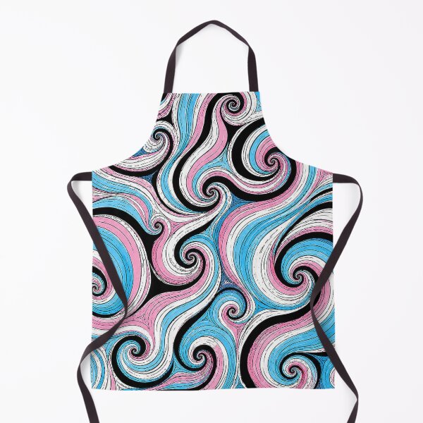 Item preview, Transgender Pride Flag Swirly Stripe Pattern designed and sold by BeJolley.