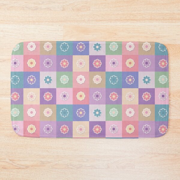 Item preview, Pastel Daisies on pink designed and sold by uunaa.