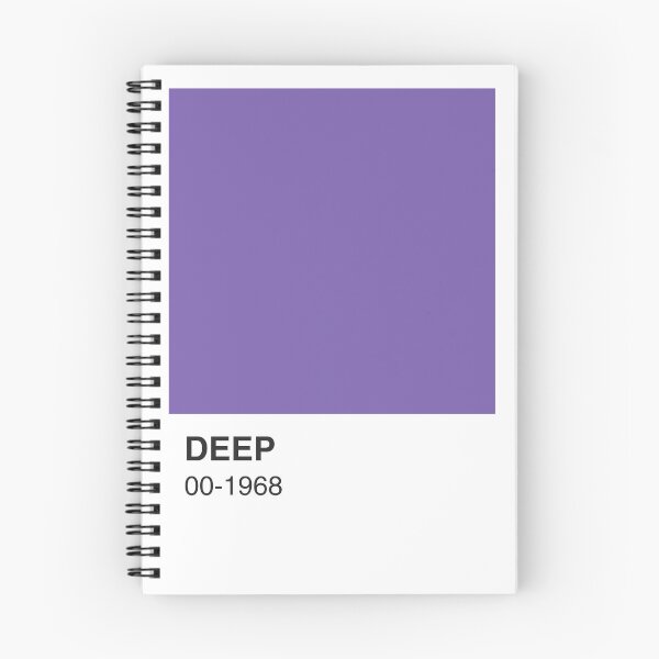 Item preview, Deep Artist Purple Colour Swatch - White Border designed and sold by The Colourful Game.