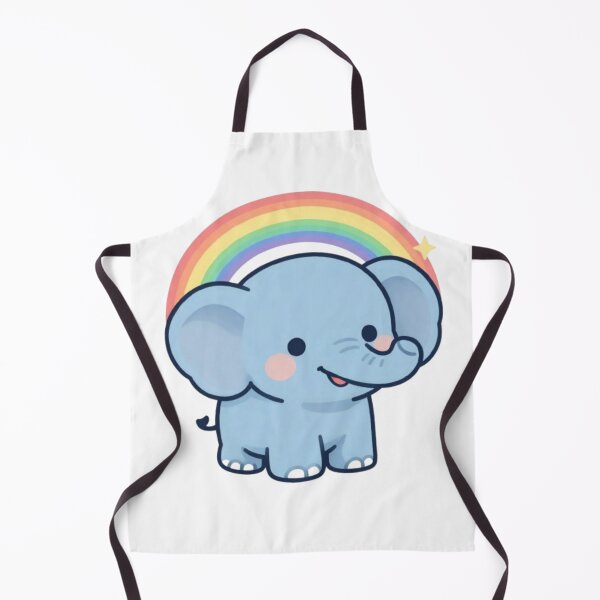 Item preview, Cute Baby Elephant: Rainbow Decoration, Kawaii Sticker designed and sold by DigitfanStudio.