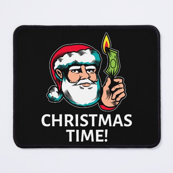 Item preview, Santa Cash Christmas Retro designed and sold by Farmon52nd.