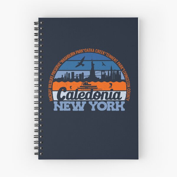 Item preview, Caledonia New York Sunset Retro Vintage Local Pride Logo designed and sold by CRHPOD20.