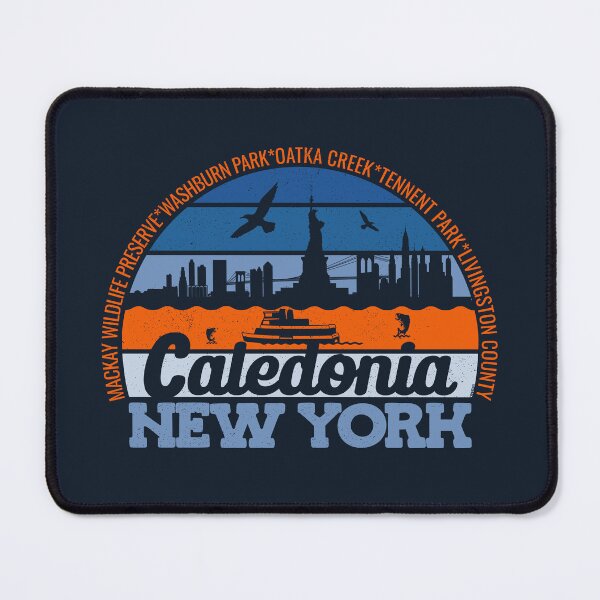 Item preview, Caledonia New York Sunset Retro Vintage Local Pride Logo designed and sold by CRHPOD20.