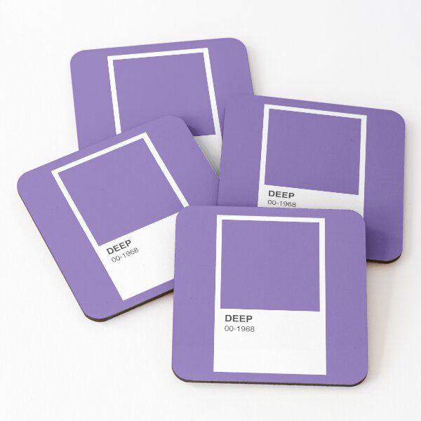 Item preview, Deep Artist Purple Colour Swatch - Purple Border designed and sold by The Colourful Game.