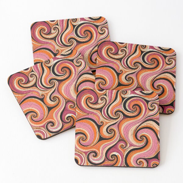 Item preview, Lesbian Pride Flag Swirly Stripe Pattern designed and sold by BeJolley.