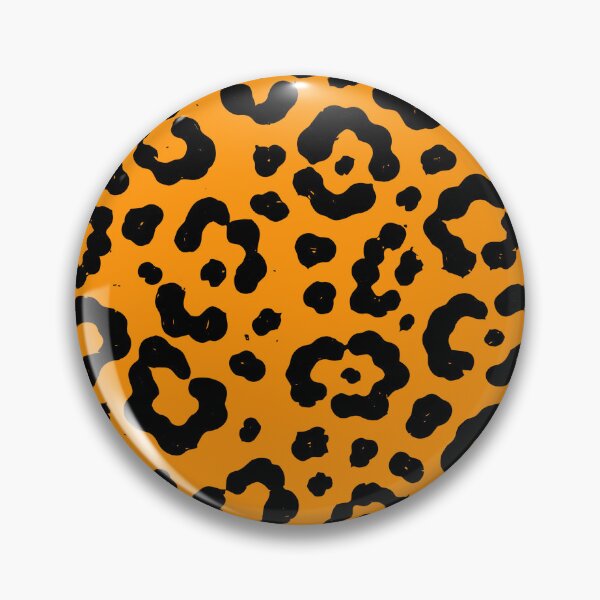 Item preview,  Modern Leopard Pattern - ORANGEANDBLACK - Onça Brasileira designed and sold by Napofazarte.