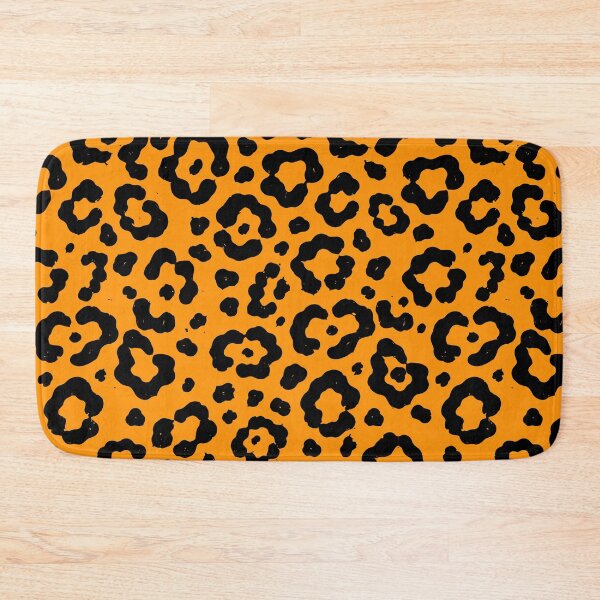 Item preview,  Modern Leopard Pattern - ORANGEANDBLACK - Onça Brasileira designed and sold by Napofazarte.