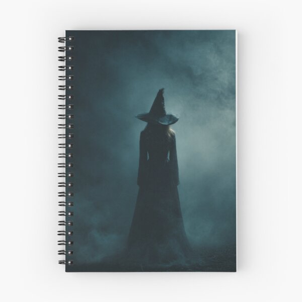 Item preview, Into the Darkness She Slips – Solitary Witch Wall Art designed and sold by WhimsyWink.