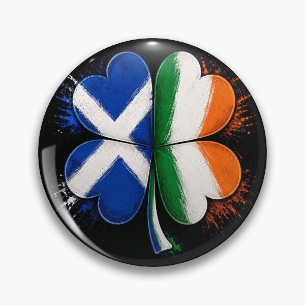Item preview, Scotland x Ireland Four Leaf Clover 2.0 designed and sold by TMTD Productions.