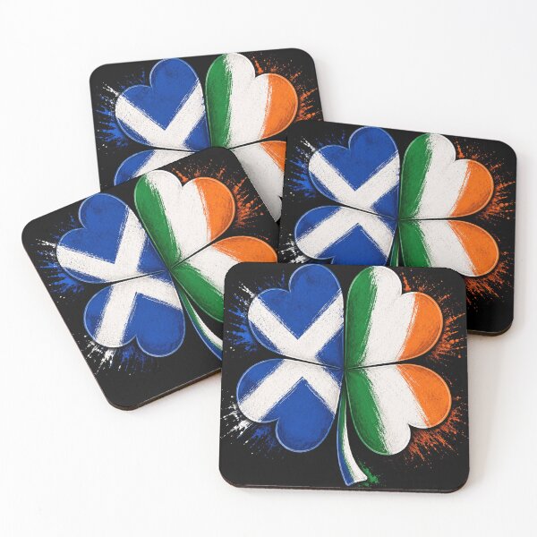 Item preview, Scotland x Ireland Four Leaf Clover 2.0 designed and sold by TMTD Productions.