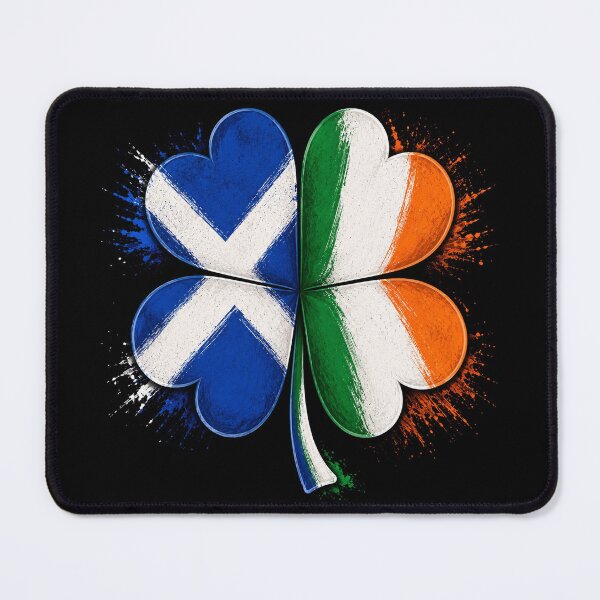 Item preview, Scotland x Ireland Four Leaf Clover 2.0 designed and sold by TMTD Productions.