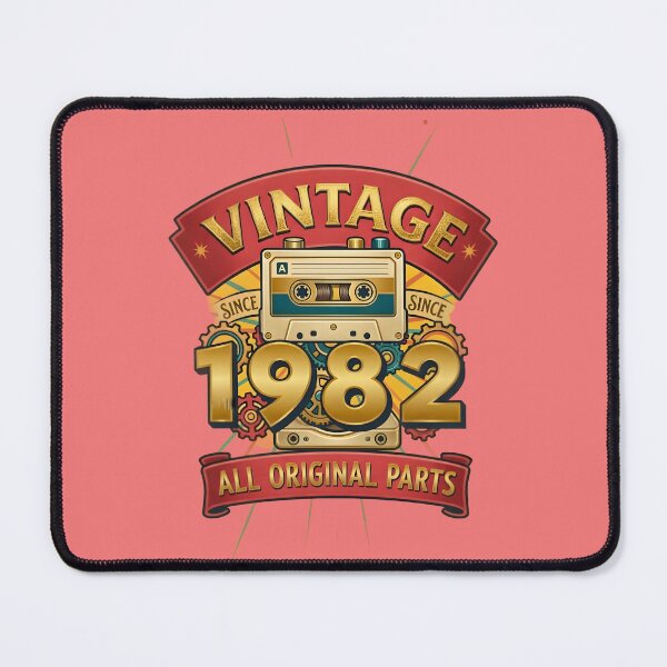 Item preview, Vintage 1982 All Original Parts Retro Cassette Design designed and sold by L&L.