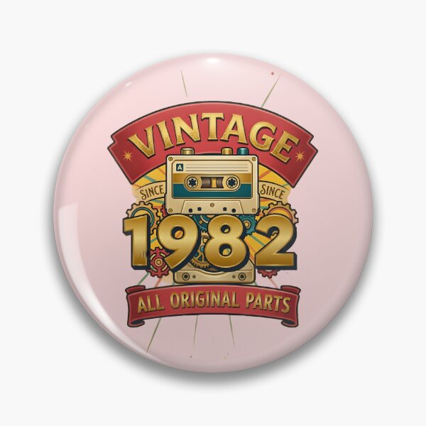 Item preview, Vintage 1982 All Original Parts Retro Cassette Design designed and sold by L&L.