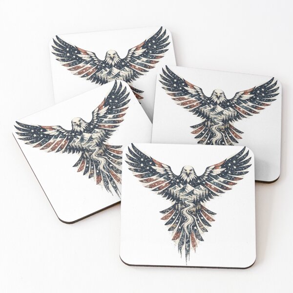 Item preview, American Eagle Freedom Wilderness Design designed and sold by CuboBisiani virtual creative design.