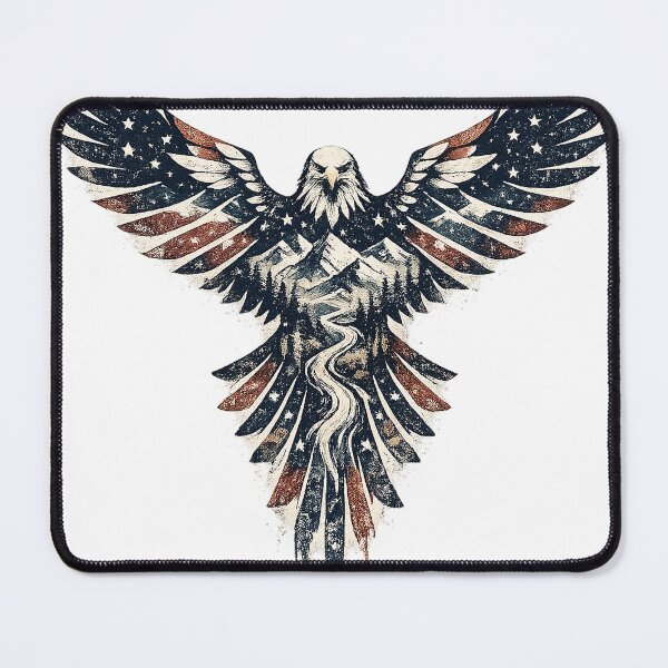 Item preview, American Eagle Freedom Wilderness Design designed and sold by CuboBisiani virtual creative design.