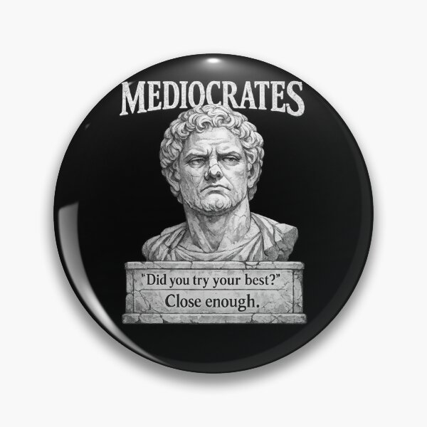 Item preview, Mediocrates Close Enough Funny Philosophy Meme designed and sold by HiPatti.