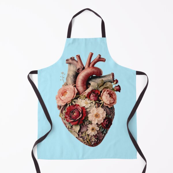 Item preview, Anatomical Floral Heart Botanical Illustration designed and sold by creativerooney.