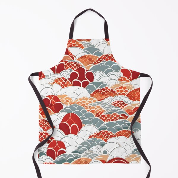 Item preview, Japanese Seigaiha Wave Pattern - Traditional Wagara Design designed and sold by KS-PopArtJapan.