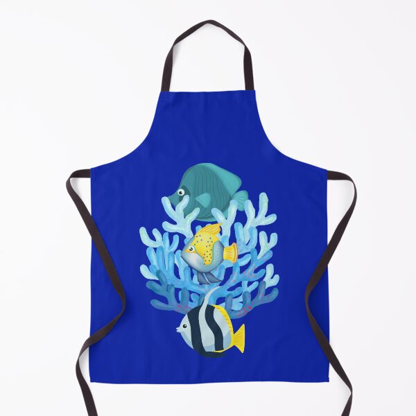 Item preview, Colorful Tropical Fish Coral Reef Illustration Ocean Life Art. designed and sold by LunaPrintCo.