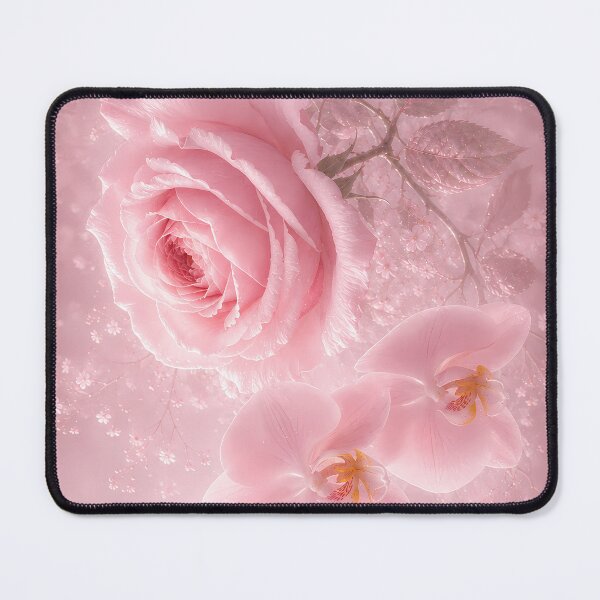 Item preview, Soft Pink Dream Roses Floral Art designed and sold by ManJiangHong.
