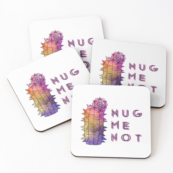 Item preview, Geometry Cactus – Hug Me Not Funny Introvert Design designed and sold by GraphicComet.
