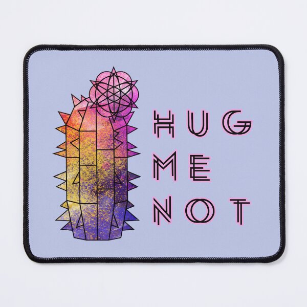Item preview, Geometry Cactus – Hug Me Not Funny Introvert Design designed and sold by GraphicComet.