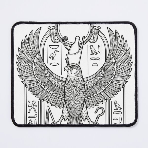 Item preview, Horus Sacred Falcon | Ancient Egyptian Symbolic Line Art designed and sold by Queen Cleopatra.