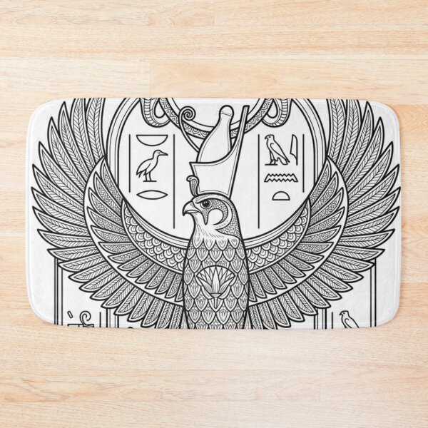 Item preview, Horus Sacred Falcon | Ancient Egyptian Symbolic Line Art designed and sold by Queen Cleopatra.
