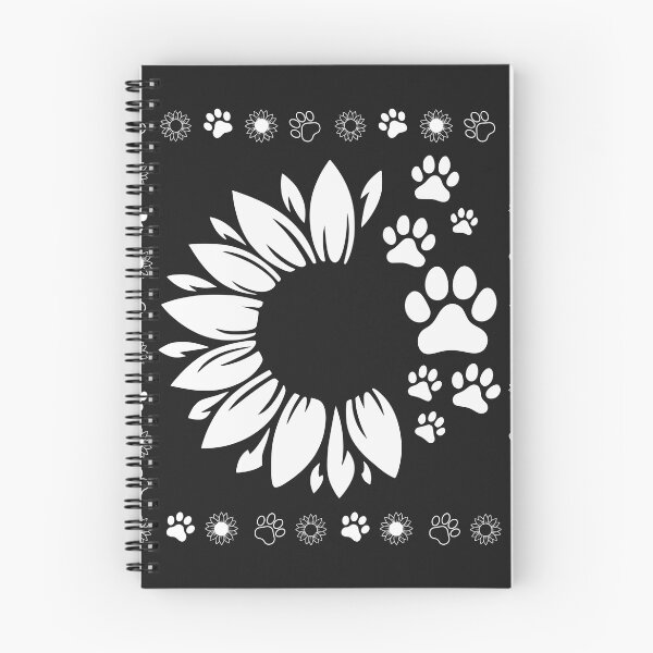 Item preview, White Sunflower Paw Print Pet Memorial designed and sold by Corvoria.