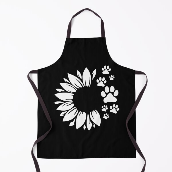 Item preview, White Sunflower Paw Print Pet Memorial designed and sold by Corvoria.