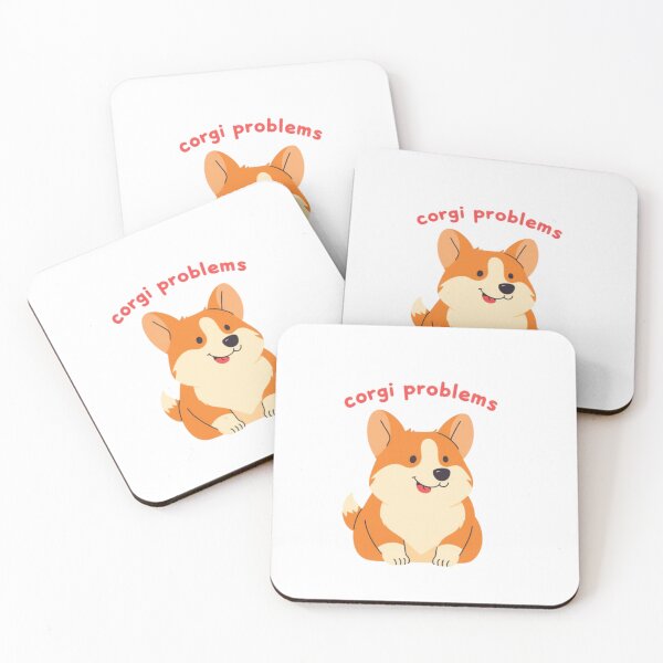 Item preview,  Corgi Problems — Funny Cute Corgi Dog Lover Sticker designed and sold by AMBAYK.