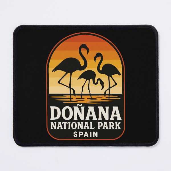 Item preview, Donana National Park Spain Retro Vintage Travel designed and sold by TomFrontierArt.
