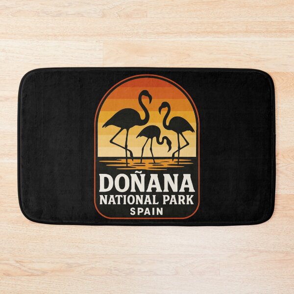 Item preview, Donana National Park Spain Retro Vintage Travel designed and sold by TomFrontierArt.