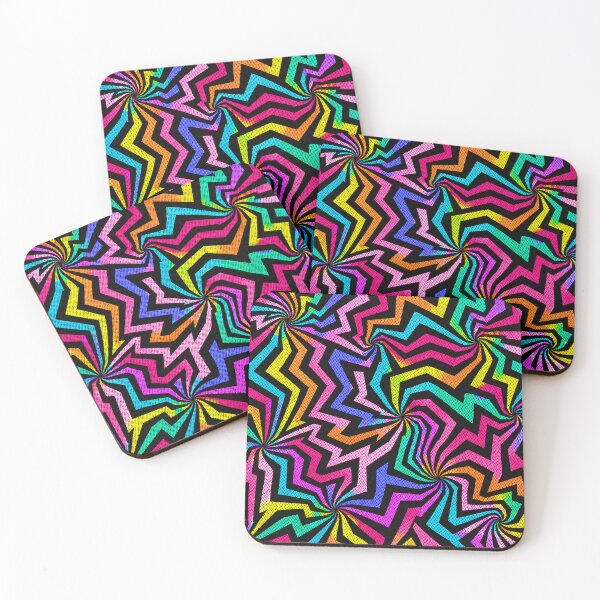 Item preview, Zigzag Abstract Rainbow Pop Art Pattern designed and sold by BeJolley.