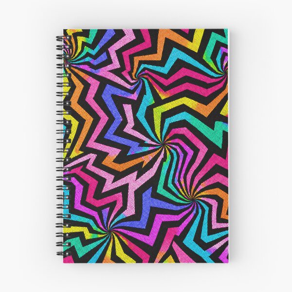 Artikelvorschau, Zickzack-Abstraktes Regenbogen-Pop-Art-Muster entworfen und verkauft von BeJolley.