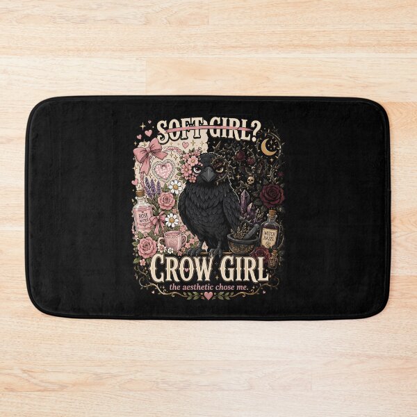 Item preview, Soft Girl? Crow Girl — The Aesthetic Chose Me Funny Witchy Raven Shirt designed and sold by BumbleBloom7.