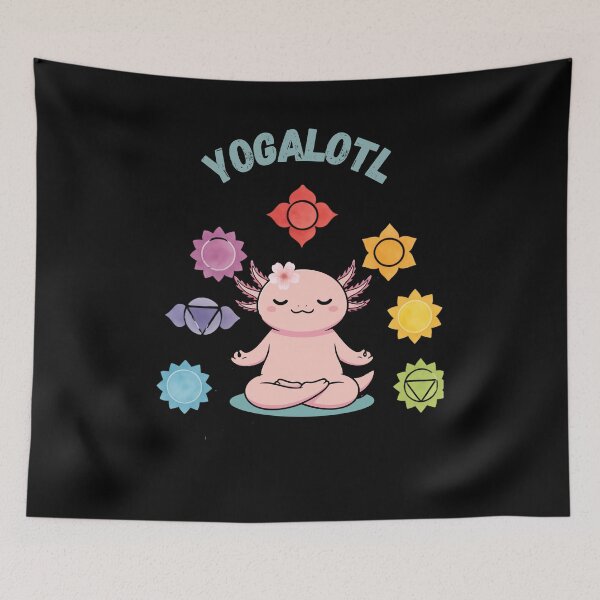 Item preview, Find your inner flow with Yogalotl designed and sold by gomood.