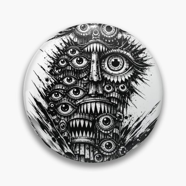 Item preview, Grotesque Eye‑Tower — Surreal Manga Totem designed and sold by houta.