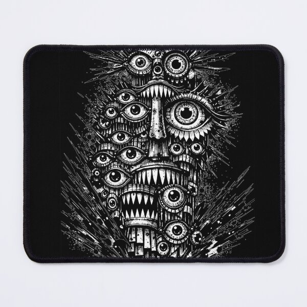 Item preview, Grotesque Eye‑Tower — Surreal Manga Totem designed and sold by houta.