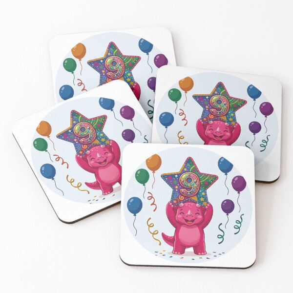 Item preview, Triceratops 9th birthday gift pink dino lover designed and sold by Tronstell.