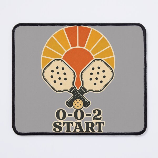 Item preview, Funny Pickleball Quote - 0-0-2 start- Retro Vintage Pickleball Art designed and sold by BelievingCreate.