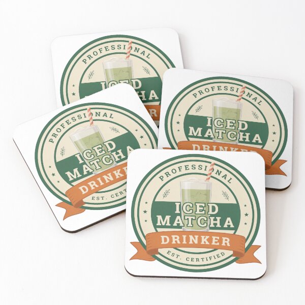 Item preview, Professional Iced Matcha Drinker Certified Badge – Funny Matcha Lover Retro Design designed and sold by ArcticFoxStudio.