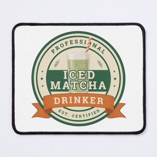 Item preview, Professional Iced Matcha Drinker Certified Badge – Funny Matcha Lover Retro Design designed and sold by ArcticFoxStudio.